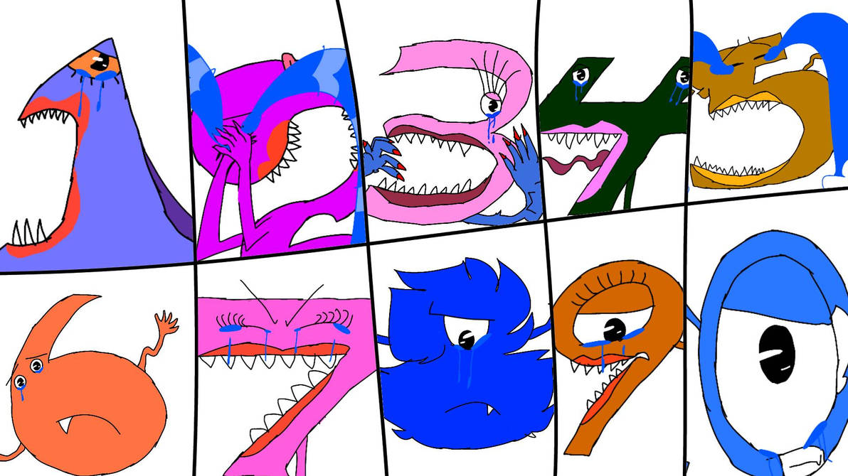 123 Numbers Crying Horror Numbers crying by AstraWolfKittyDraws5 on DeviantArt