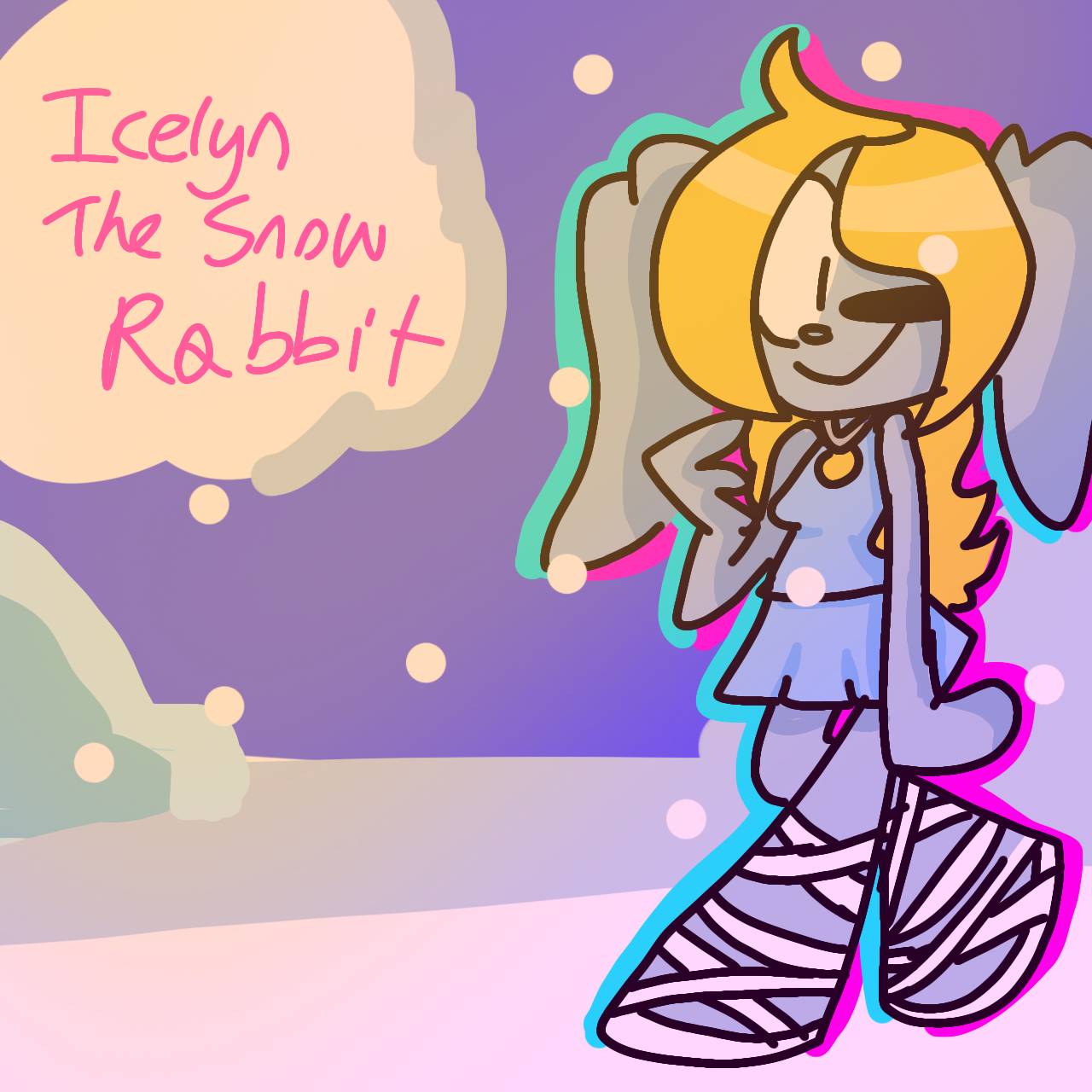 Icelyn The Snow Rabbit by pingu2011 on DeviantArt