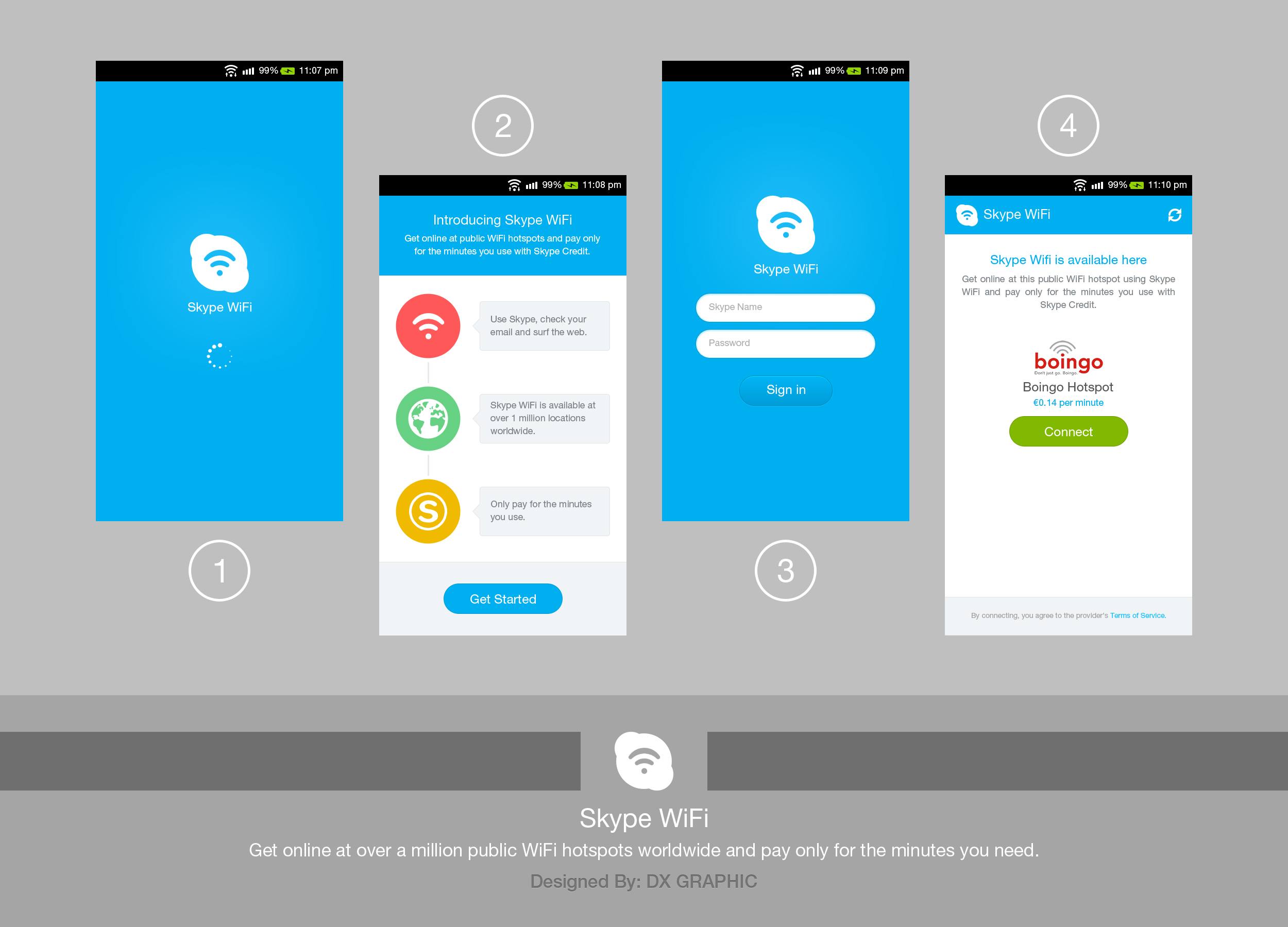Skype WiFi Android App By Dxgraphic On DeviantArt