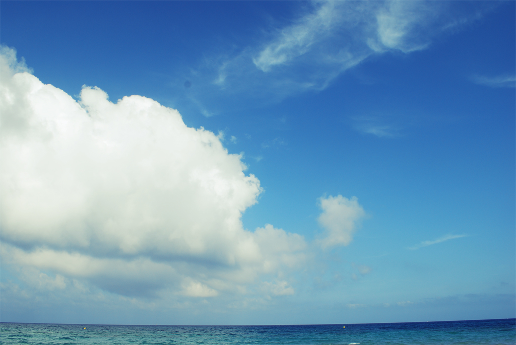 clouds are eating the sky