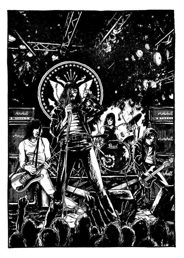 Ramones, 1990 by B3NN3TT