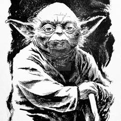 Inktober 2021 day 29 - Yoda