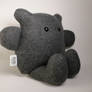 Chummy the Charcoal Gray Bear Plushie