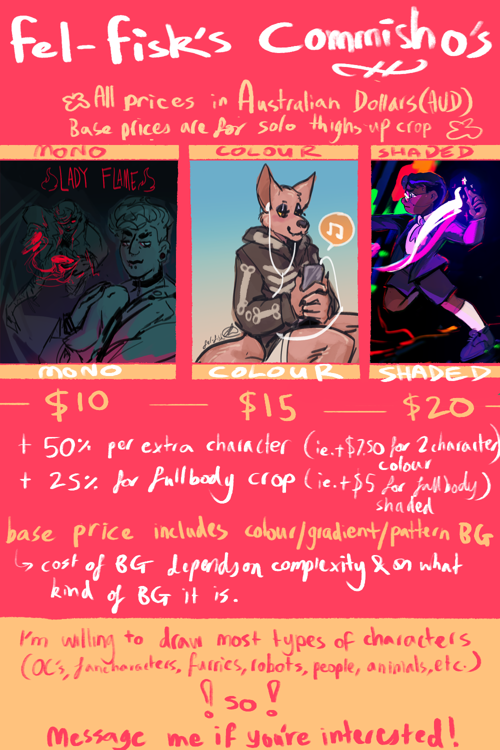 FEBRUARY COMMISSION DEETS ! [paypal onlyy]