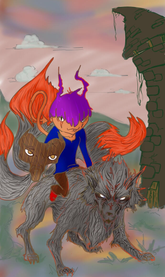 riding wolf by blueyonder on DeviantArt