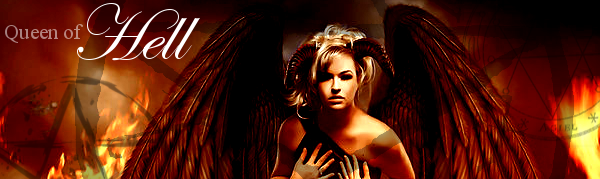 Queen of Hell Signature Banner