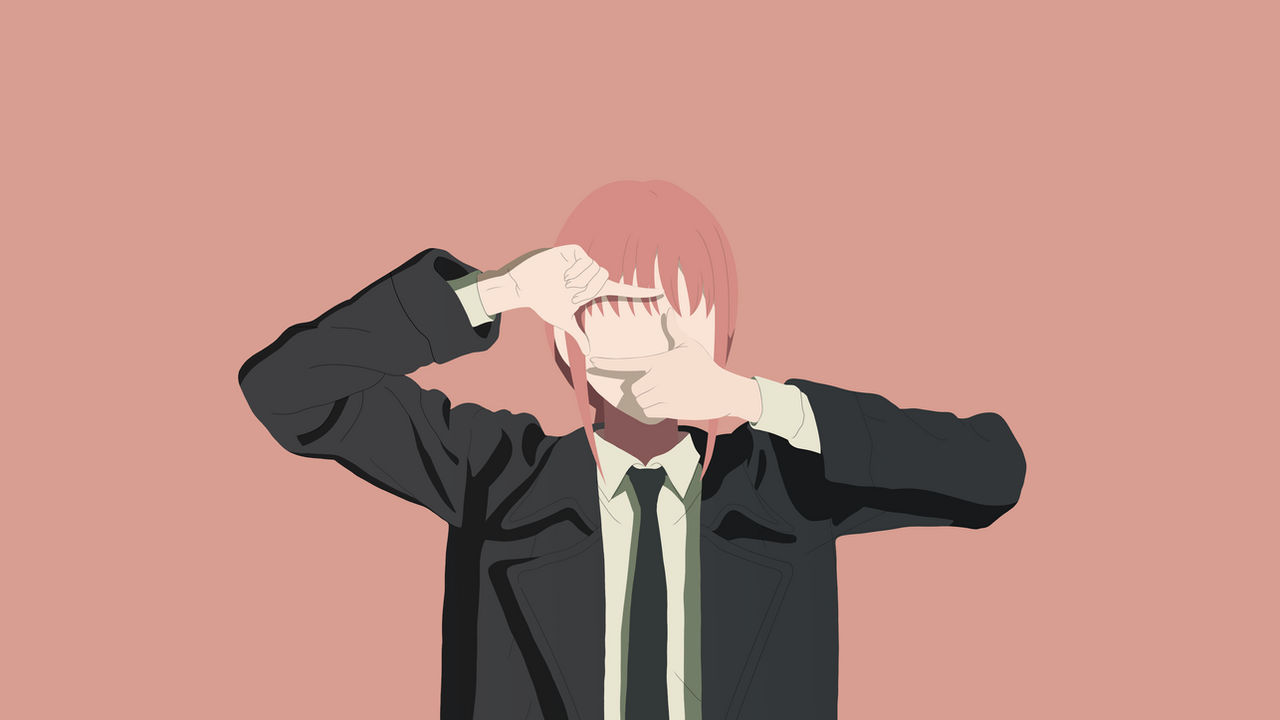 Makima Vector Chainsaw Man - Makima Minimalist Artwork by kisalofi on DeviantArt