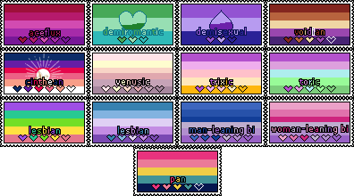Orientation Flag Stamps (5)