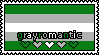 Grayromantic/Gray Aromantic Stamp