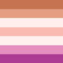 Bigender Femme Lesbian Flag