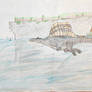 JWR Spinosaurus in the water