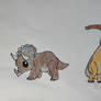 Cute lil' herbivores coloured