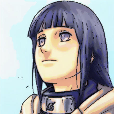 Hinata Hyuuga Icon: Naruto Manga by istalkredlights on DeviantArt