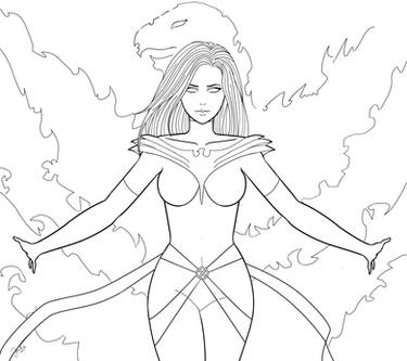 The White Phoenix - Commission