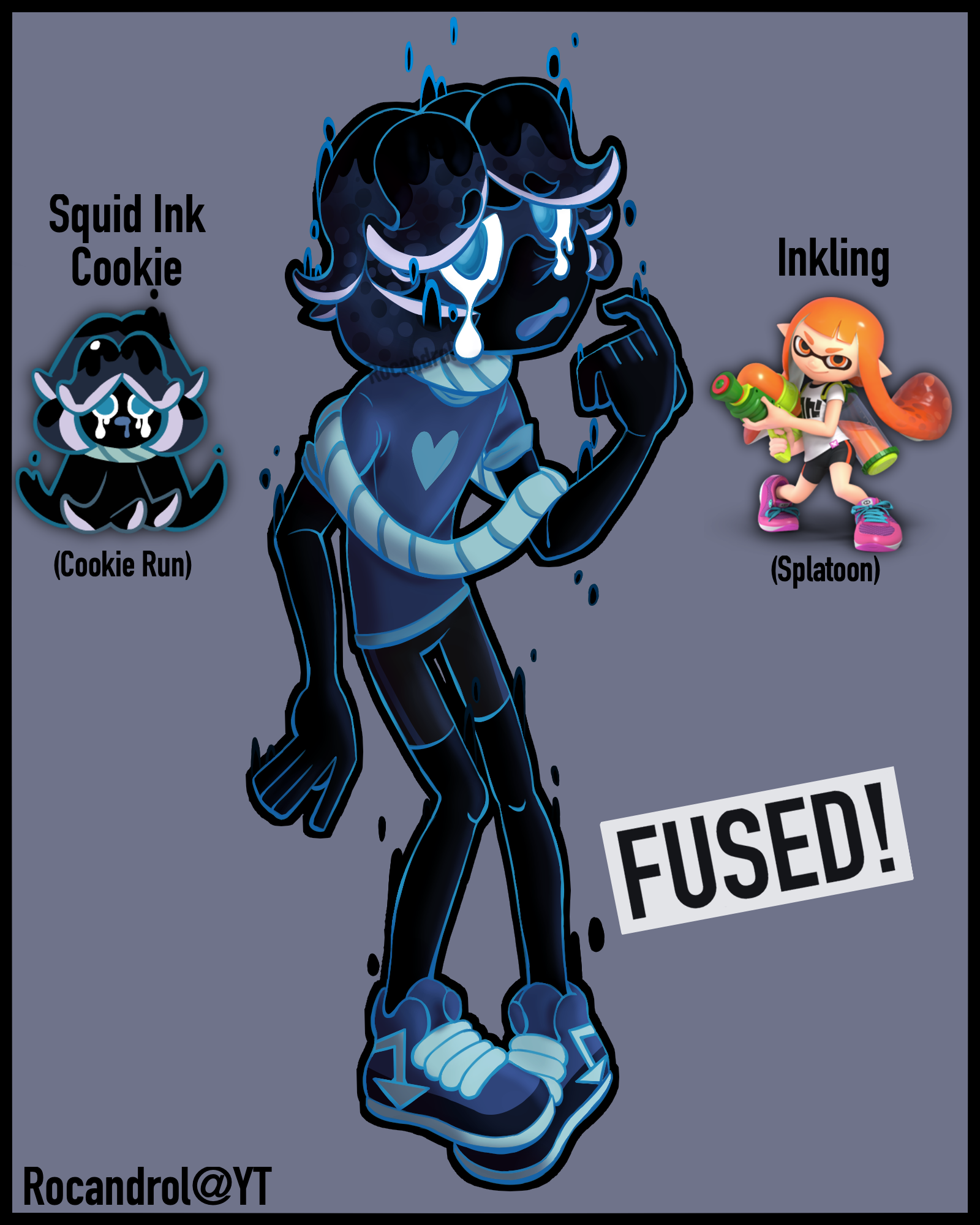 Squid Inkling Cookie FUSION - with video