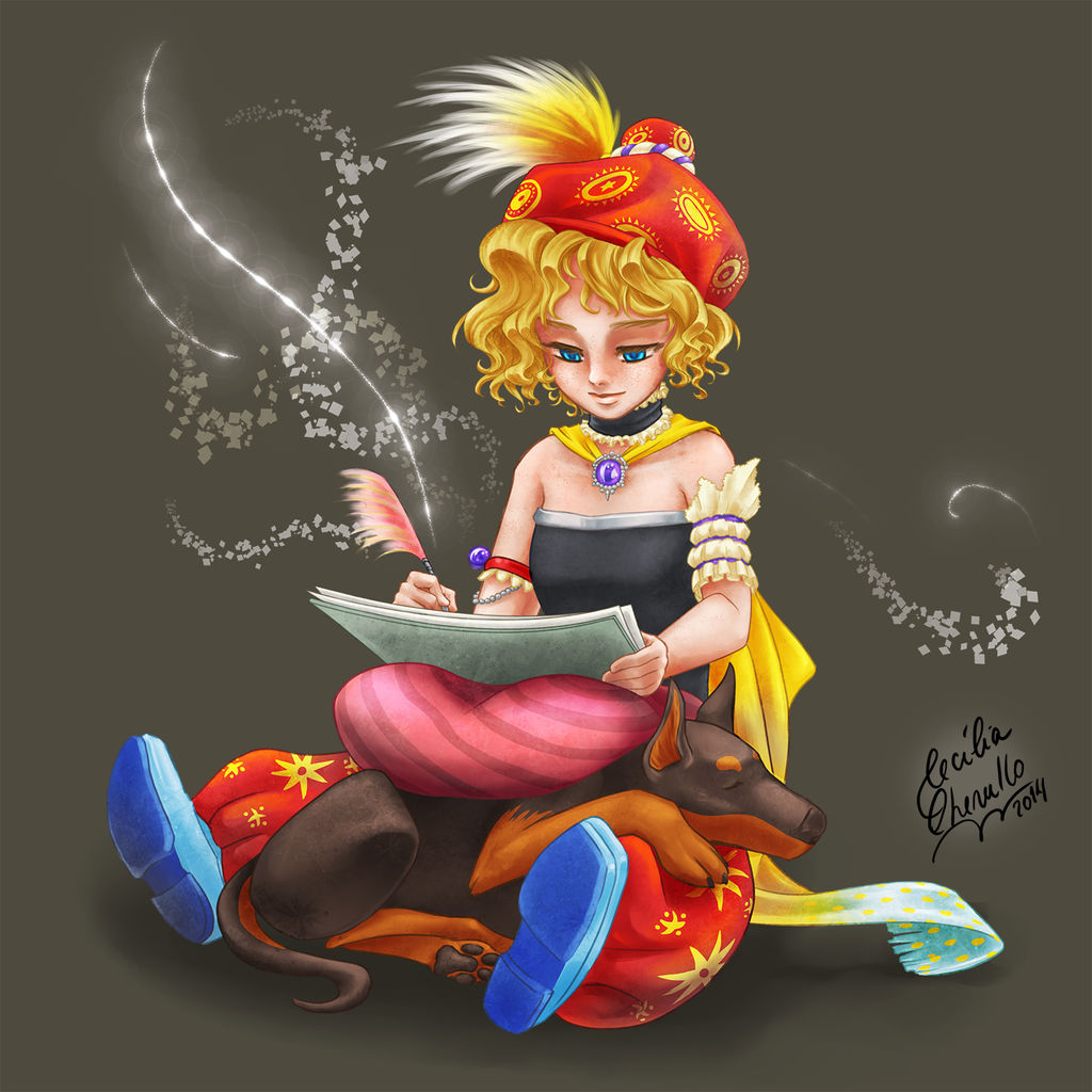 Relm Ff Relm Arrowny (and Interceptor), Final Fantasy VI by lady-mildred on ...