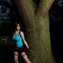 Lara Croft - Behind the tree..