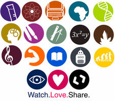 School Subjects Icons-Logos