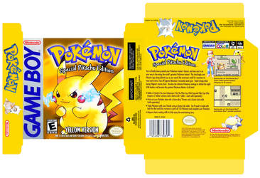 Pokemon Yellow Box Redesign