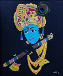 KRISHNA (Collage Work)