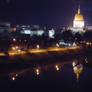 WV State Capitol at Night