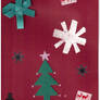 Christmas Card Dark Red