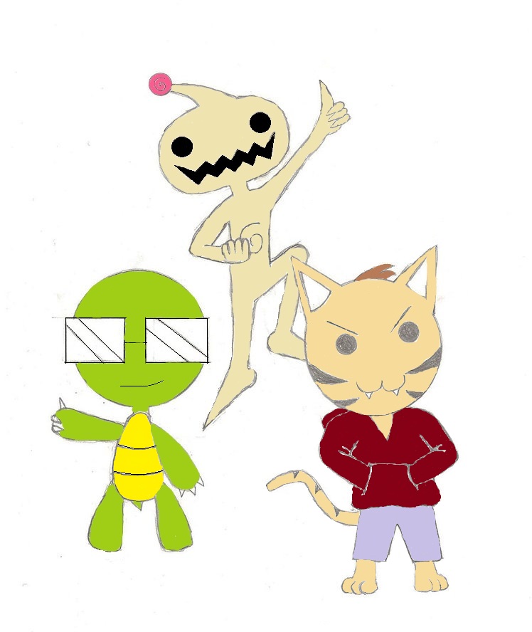 Colored Churmik Characters