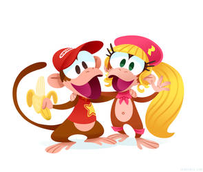Monkey Buddies by Versiris