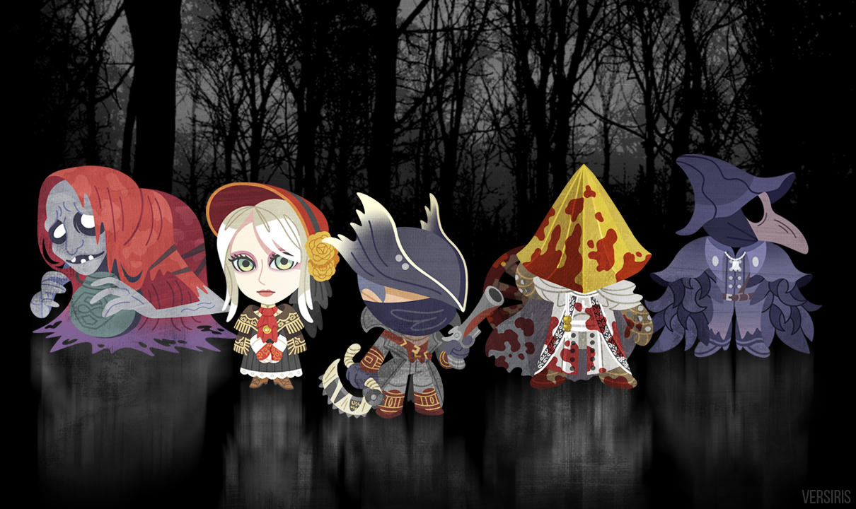 Bloodborne Keychain Mascots by Versiris