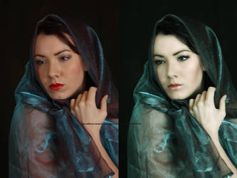 Blue Veil Retouch by pacoelaguadillano