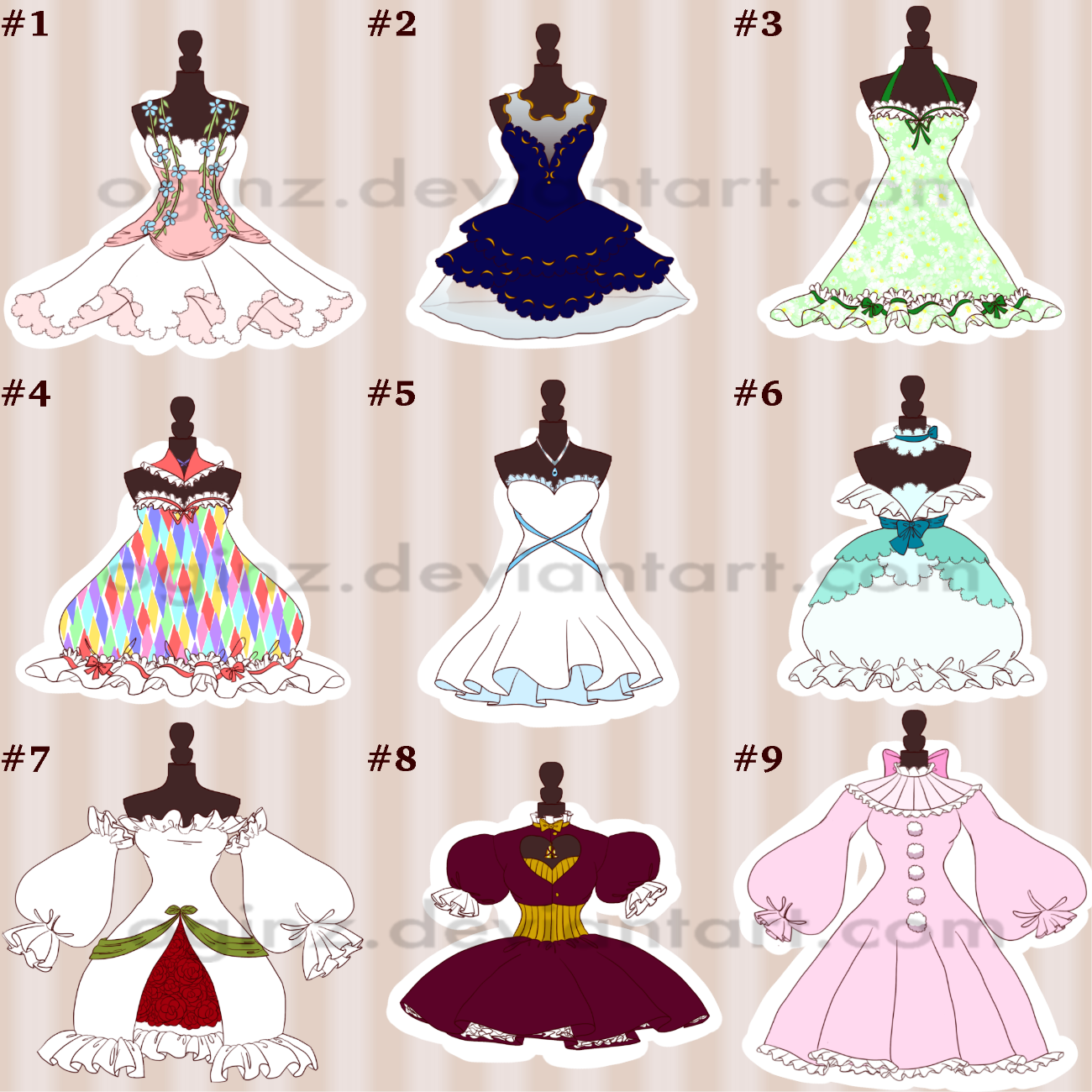 [CLOSED] Fashion Adopts #2: SetPrice Dresses (0/9)