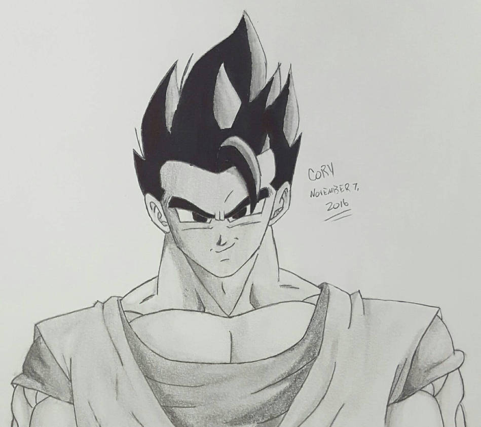 Gohan Writing Ultimate Gohan by MrChrIsCraFT on DeviantArt