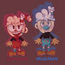 Cuphead and Mugman