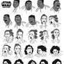 STAR WARS CHARACTERS SKETCHES