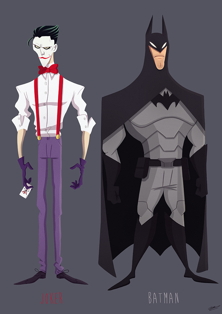 BATMAN AND JOKER