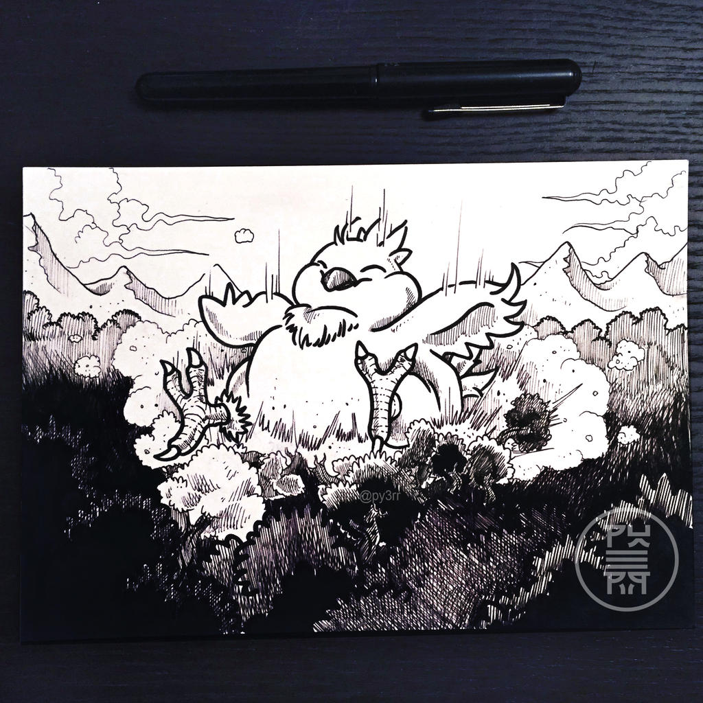 Inktober 2016 - DAY 21 - BIG