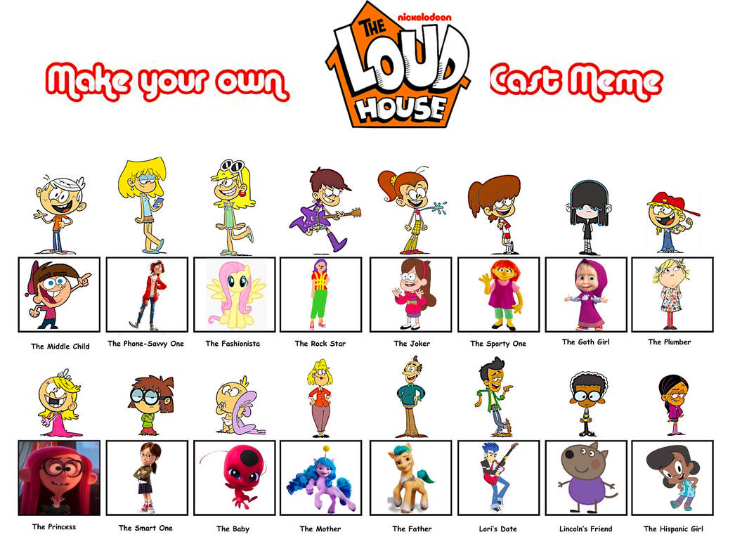 The Loud House Cast Meme
