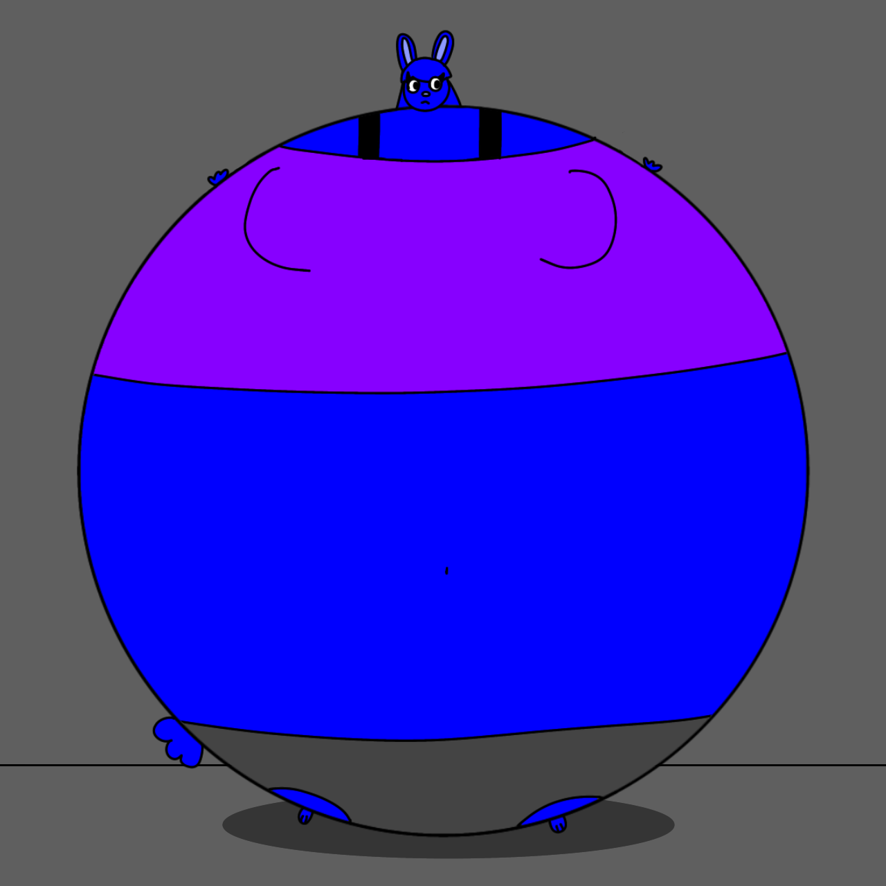 Roxanne inflation Blueberry by Murriks on DeviantArt