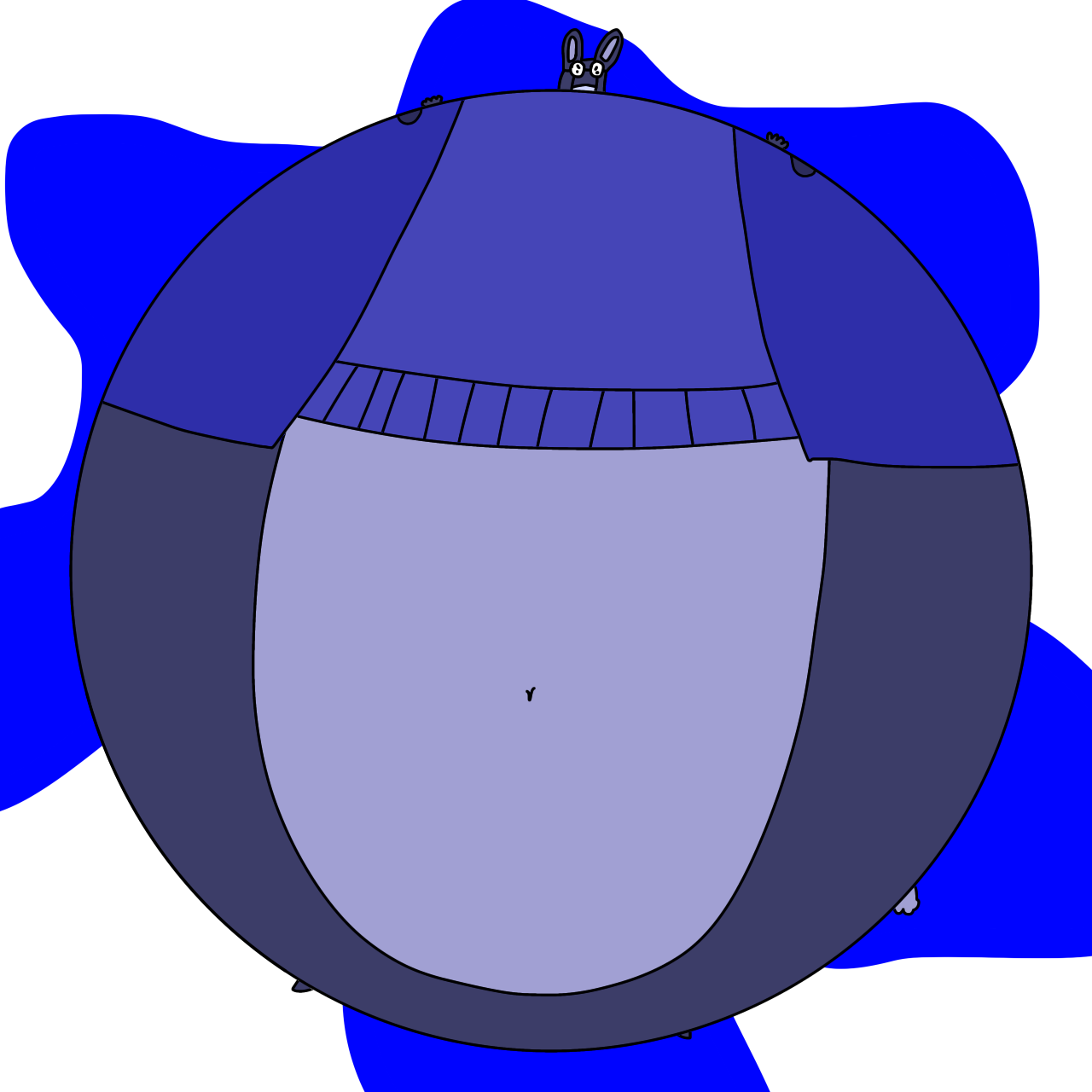Mr. Dink (WereRabbit) Inflation Blueberry by Murriks on DeviantArt