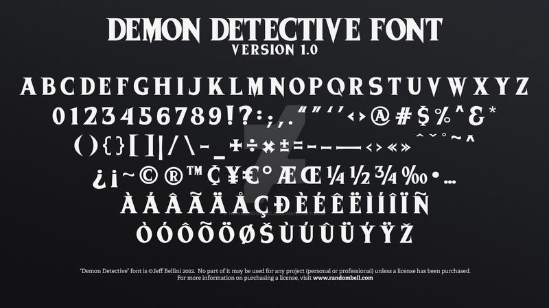 DemonDetective LetteringSample by NewRandombell on DeviantArt