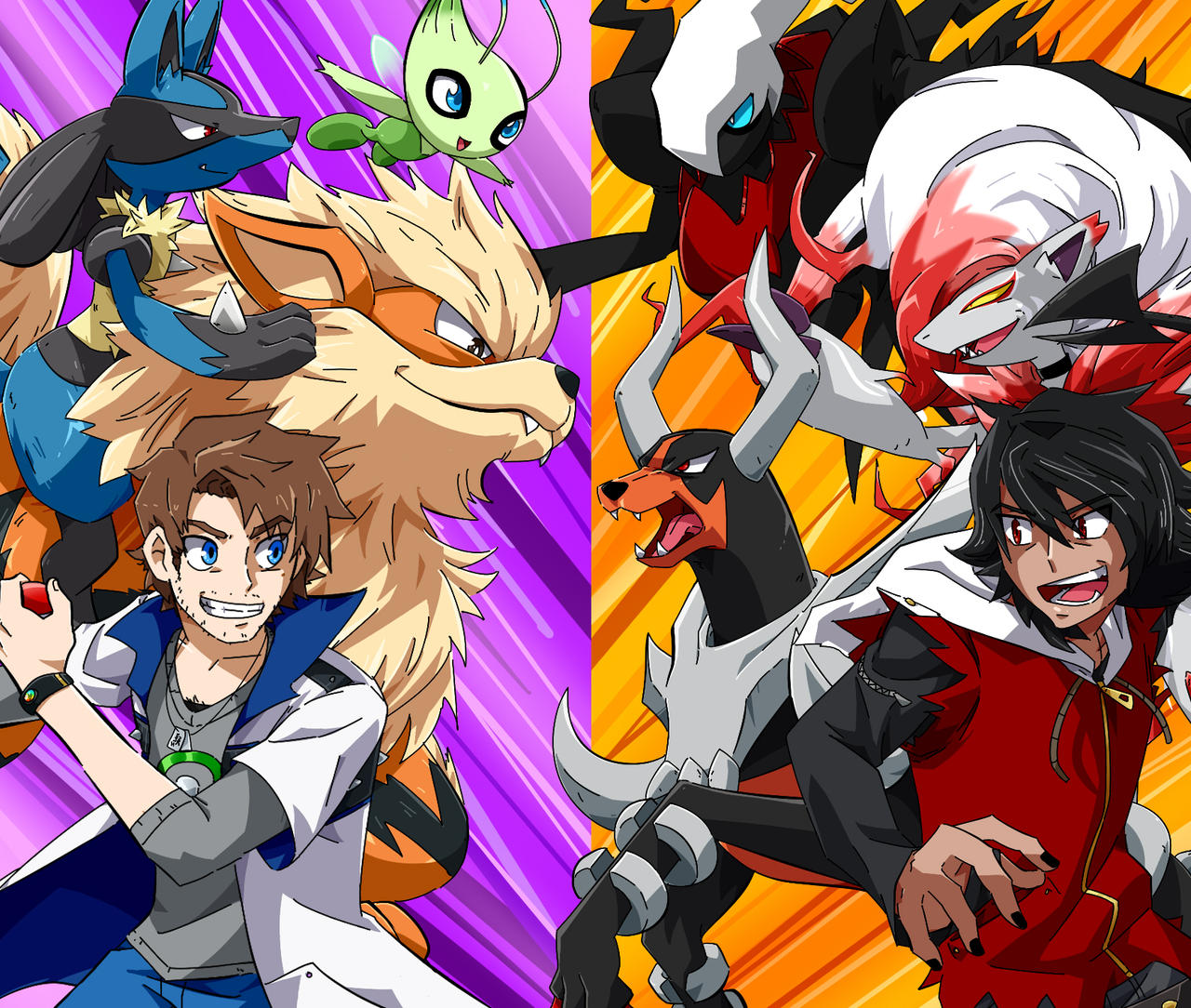 Project Pokemon Fight Pokemon Project - Brothers by Grimnloque-Official on DeviantArt