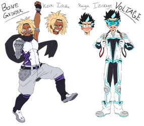 MHA OCs:: Bone Grinder and Voltage