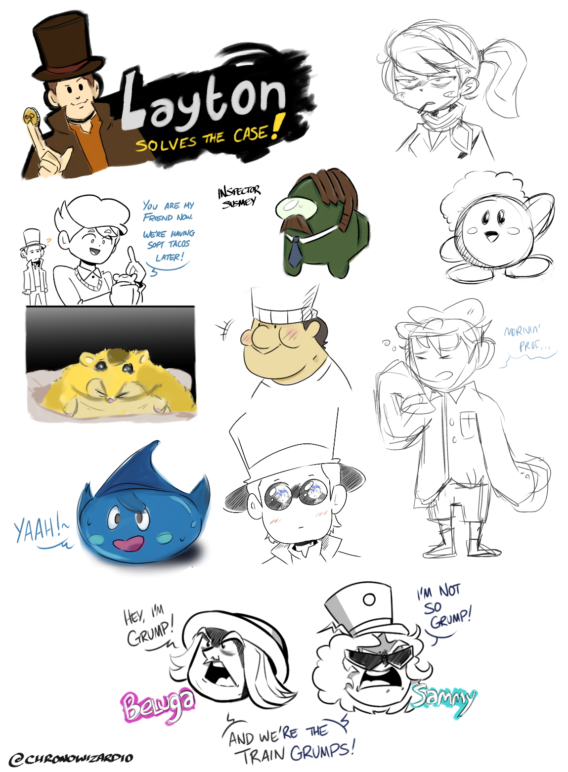 Ed Layton Professor Layton and the Diabolical Box Sketches by ChronoWizard10 on ...