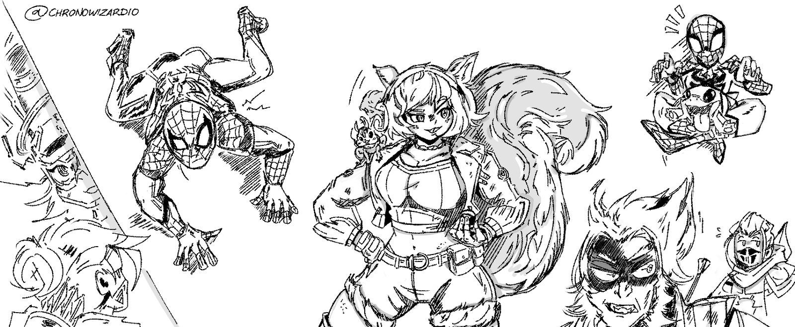 Marvel Rivals Drawig Marvel Rivals Sketches by ChronoWizard10 on DeviantArt