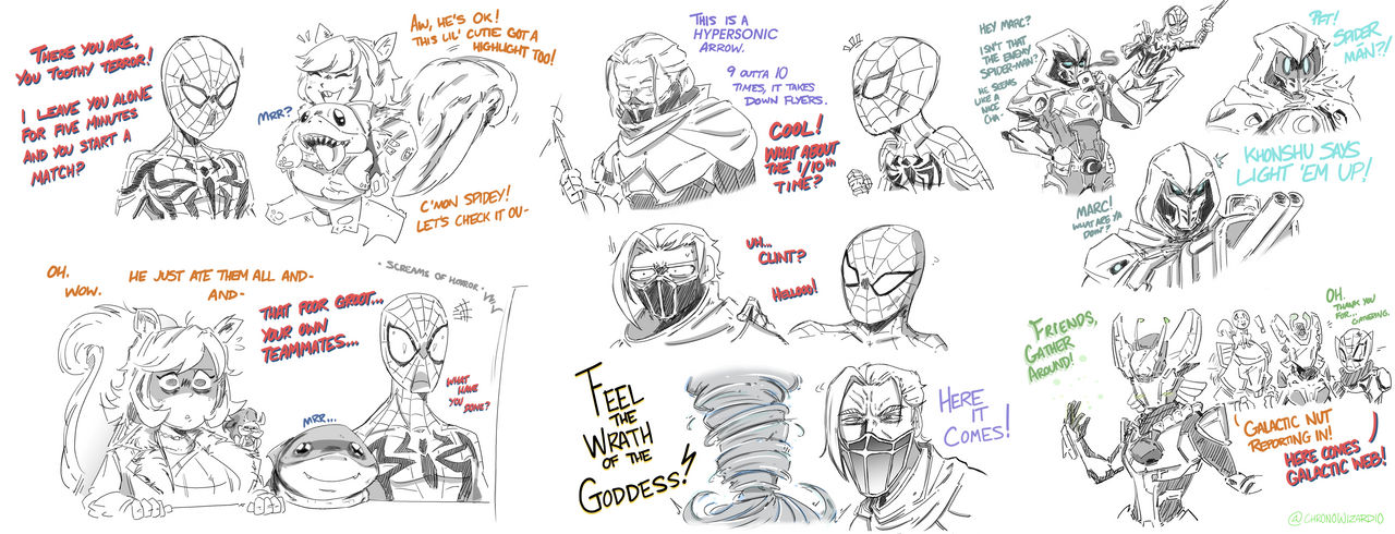 Marvel Rivals Jacket Drawing Marvel Rivals Sketches 2 by ChronoWizard10 on DeviantArt