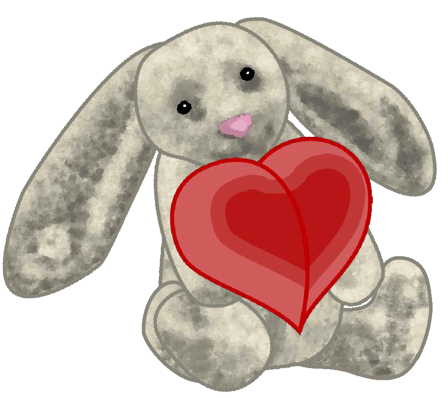 Valentine's rabbit - Gif by MarekPZ on DeviantArt