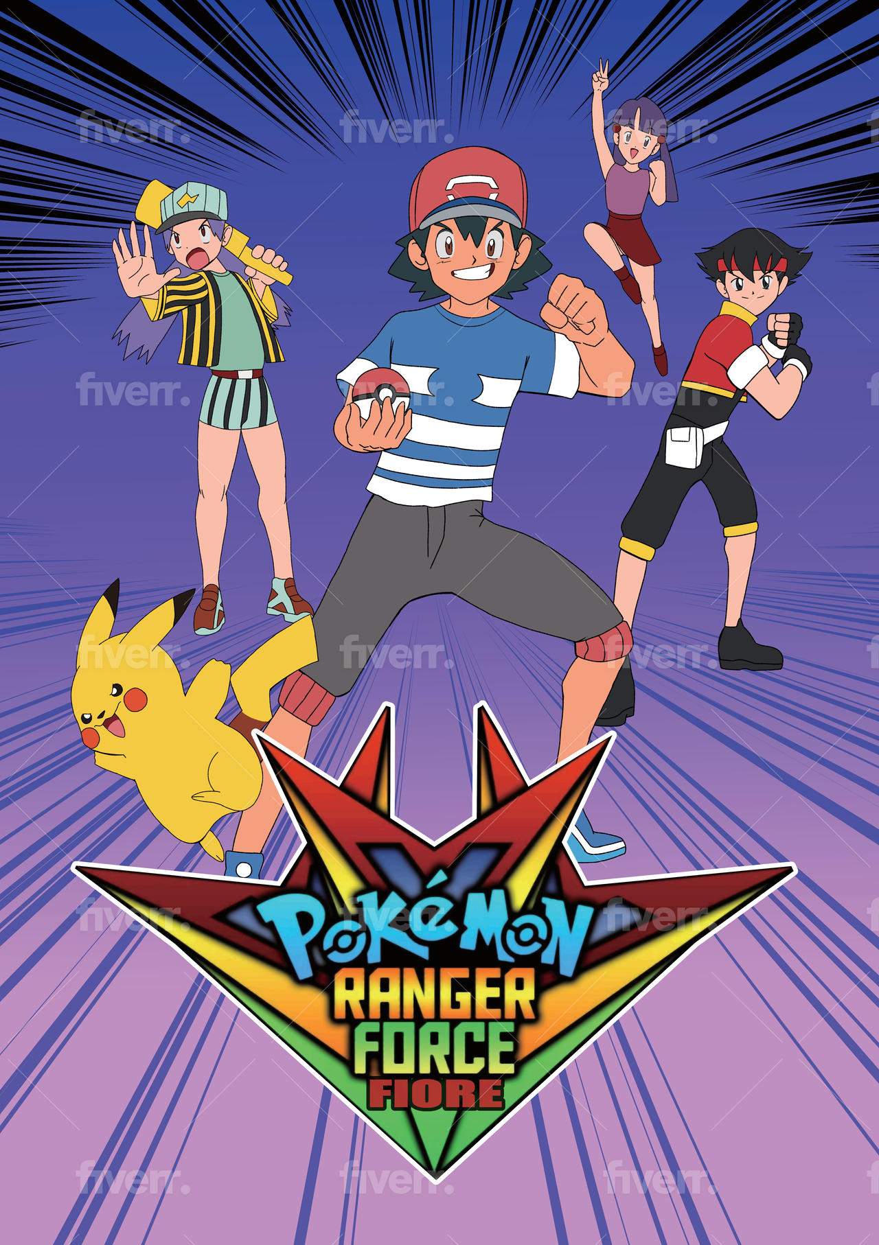Pokemon Ranger force fiore by amtboyce on DeviantArt