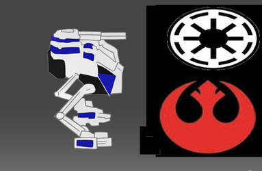 Star wars republic/rebel Clone  Walker mok2 by amtboyce