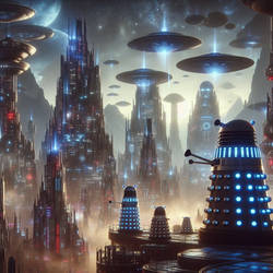 Dalek city on Skaro