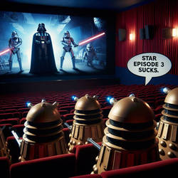 Daleks don't like Star Wars episode. 3